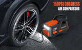 Car Jump Starter Air Pump 150PSI 26800mAh Peak Current 4250A Car Battery Booster Tire Air Compressor Android Head Unit Biuble