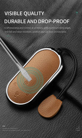 Aluminum Alloy Goatskin Car Key Case Cover For Aito M9 2024