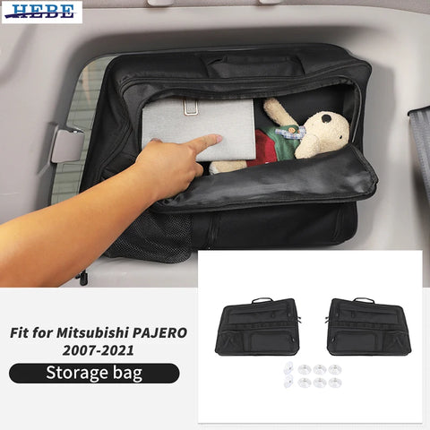 Rear Window Storage Bag for Mitsubishi Pajero 2007-2021 Car Interior Accessory HEBE