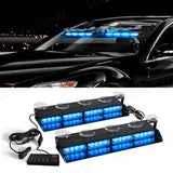 32 LED Emergency Strobe Light Bar Universal Windshield