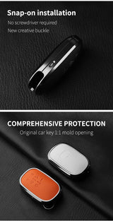 5-Button Leather Key Case for Honda Stepwgn 2024