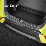 For BYD Dolphin Mini Seagull 2024 2025 2026 Car Rear Guard Plate Trunk Protective ABS Carbon Fiber Cover Interior Accessories