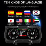 Digital Instrument Cluster 12.3 inch for Chevrolet Camaro 2011–2015 Android Head Unit Aotsr