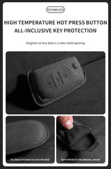 Suede Cars Key Case Cover For Toyota Auris Corolla Reiz Avensis Rav4 Levin Camry Verso Yaris Scion Aygo Protector Keychain Shell