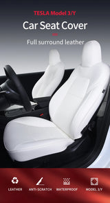 Waterproof PVC Seat Covers Full Set for Tesla Model 3 Y Car Interior Accessory GMUNI