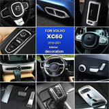 Interior Decoration Sticker Trim for Volvo XC60 2018 Car Interior Accessory LINGLUYANG