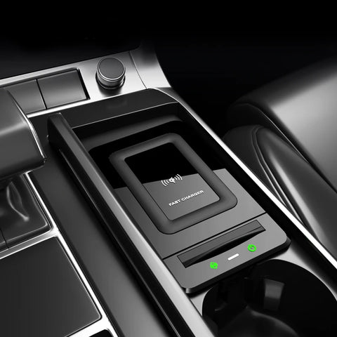 Wireless 15W Fast Phone Charger Audi A6L A7 S6 S7 Car Interior Accessory LINGLUYANG