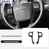 Steering Wheel Trim Stickers for Chrysler 300 10-14 Car Interior Accessory HEBE
