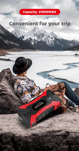 Minus Two Portable Car Jump Starter 1000A with Air Pump Power Bank and Emergency Starting Booster