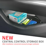Lincoln Nautilus 2024 2025 Center Console Storage Box Car Central Lower Layer Tray TPE Organizer Accessories Tidying Center C