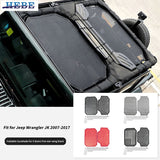 Heat Insulation Roof Sunshade for Jeep Wrangler JK 2007-17 Car Interior Accessory HEBE