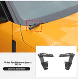 Iron Hood Light Bracket Holder for Ford Bronco Sport Car Interior Accessory HEBE