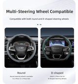 Breathable Holes Leather Steering Cover for Chery