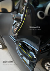 Stainless Steel Door Handle Covers for Smart Fortwo