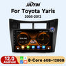 9-Inch Android Head Unit with Wireless CarPlay for Toyota Yaris