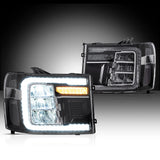 LED 2nd Gen Headlights for GMC Sierra 2007-2013
