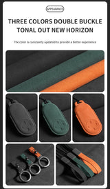 Suede Car Key Case Cover for Aito M9 2024 Car Key Protective Shell Accessories Car Key Case Cover OEM
