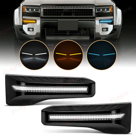 LED DRL with Turn Signal for Toyota Prado 2024-2025 Car Interior Accessory MAGIC COLORM