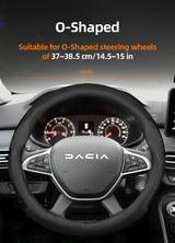 Steering Wheel Cover Ultra-Thin Leather Dacia Duster Car Interior Accessory Hocasen
