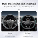Segmented Leather Wheel Cover for VW Golf 7 Car Interior Accessory Hocasen
