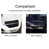 Chrome Fog Light Sticker for Volvo XC90 2015-2019 Car Interior Accessory LINGLUYANG