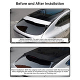 For Xpeng G6 2023-2024 Xiaopeng G6 Car Tail Wing Upgrade Sports Black Samurai Car Spoilers Car Spoilers OEM
