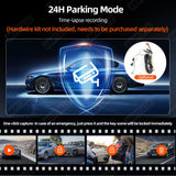 11.26" 4CH 1080P Mirror Dash Cam Universal Dashcam AKAMATE