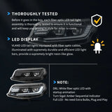 LED Projector Headlights w/Animation for Camaro 2016-2024 LED Ambient Light VLAND