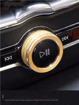 Central Control Volume Decorative Ring for Volvo S60 Car Interior Accessory LINGLUYANG