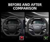 Carbon Fiber Texture Steering Wheel Cover Chery Car Interior Accessory Hocasen