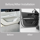 For Geely Xingyuan eMAS 5 EX2 24-26 Car Door Anti-Kick Lether Pads Front Rear Door Scratch-resistant Sticker Car Accessories