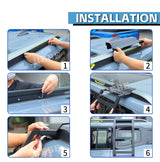 Left Window Protection Ladder Rack for Chery Jetour T2 2023 Car Interior Accessory HEBE