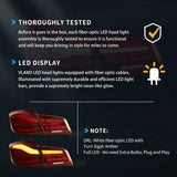 OLED Tail Lights with Dynamic Welcome for BMW 5 Series Car Interior Accessory VLAND