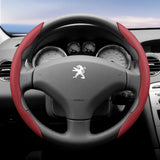 Steering Wheel Cover Breathable Leather Peugeot 3008