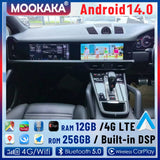 24.6" Android 14 Head Unit for Porsche Panamera 2018–2023 Android Head Unit Aotsr Customizable colors Eight Core