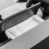 Rear Screen Storage box for Tesla Model Y Launch 2025 and Model 3 Highland 2024 Dashboard bracket Tissue Box Tray ECT Panel D