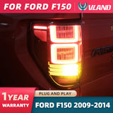 Vland Sequential LED Tail Lights for Ford F-150 09-14 Car Interior Accessory Vland