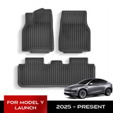 For Tesla New Model Y Launch 2025 Juniper 2025+ Floor Mat TPE Carpet Waterproof Weather-resistant Foot Pads Mats floor mat TE