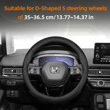 Ultra-Thin Leather Steering Cover for Honda Civic