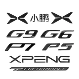 Black Front and Rear Badge for Xpeng G9 G6 P7i P5 G3i P7 Car Badge Xpeng
