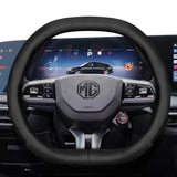 Ultra-Thin Breathable Leather Wheel Cover for MG Car Interior Accessory Hocasen
