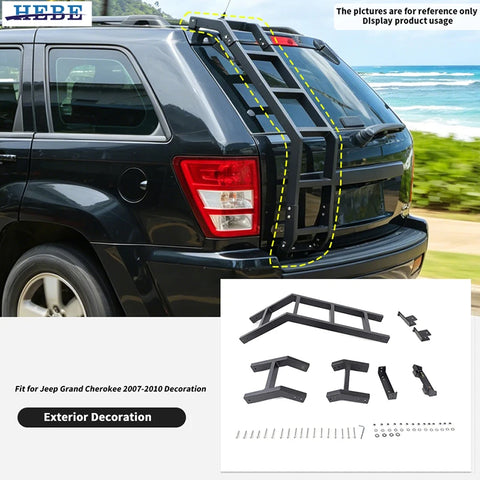 Rear Trunk Ladder Rack for Jeep Grand Cherokee 2007-2010 Car Interior Accessory HEBE