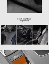 For Honda Accord 10th Gen Facelift & INSPIRE 2021+ Made of Alcantara Handbrake Button Trim Sticker Car Interior Tuning Access