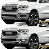 LED Fog Lamps DRL for Dodge Ram 1500 2019-2024