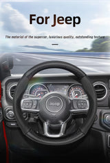 Breathable Carbon Fiber Wheel Cover for Jeep Wrangler Car Interior Accessory Hocasen