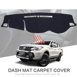 Anti-Glare Dashboard Carpet Cover for Mitsubishi Triton 2015–2023 Dashboard Mat CATUSIKI