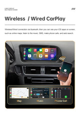 12.3 Inch Wireless CarPlay Android Auto Screen for Audi Q5