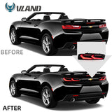 Vland Sequential LED Tail Lights for Chevy Camaro 16-18 Car Interior Accessory Vland