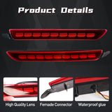 LED Rear Bumper Reflector for Mazda CX-30 2020 Car Interior Accessory MAGIC COLORM