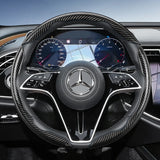 Quick-Release Carbon Fiber Steering Cover for Mercedes